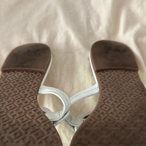 White Tory Burch Sandals + bag - Picture 4 of 5